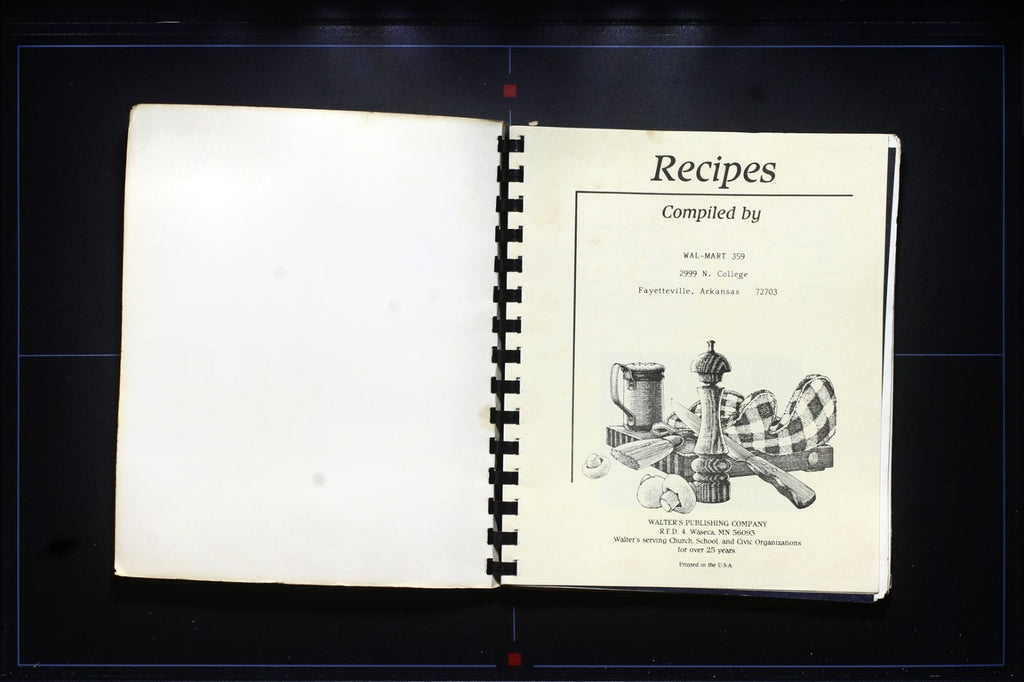 Walmart Fundraising Cookbook - Fayetteville, Arkansas - Vintage Recipes 