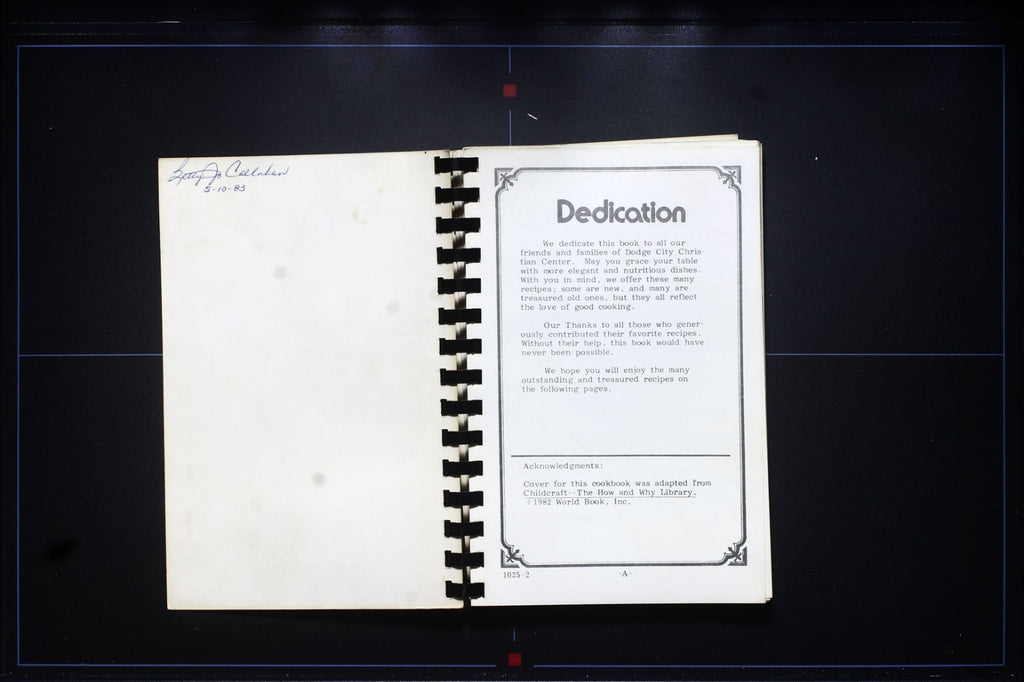 Dodge City Christian Center Cookbook - Kansas - Vintage Community Recipes