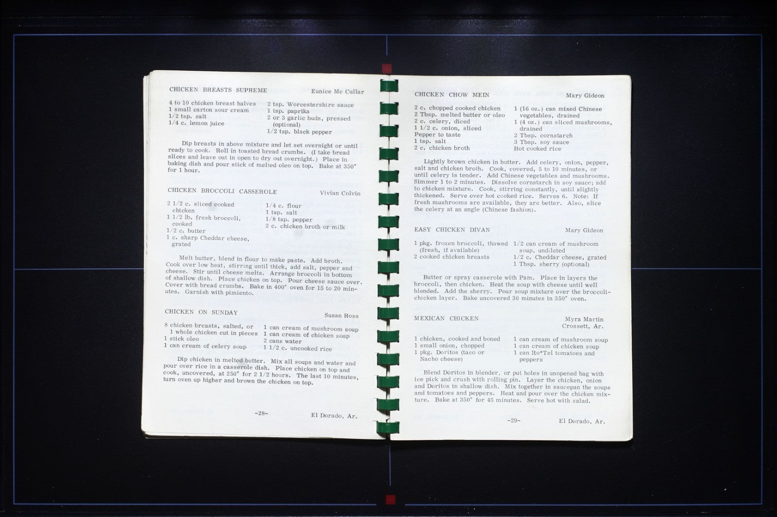 Women's Club Cookbook (1979) - El Dorado, Arkansas (AR) - Vintage Recipes