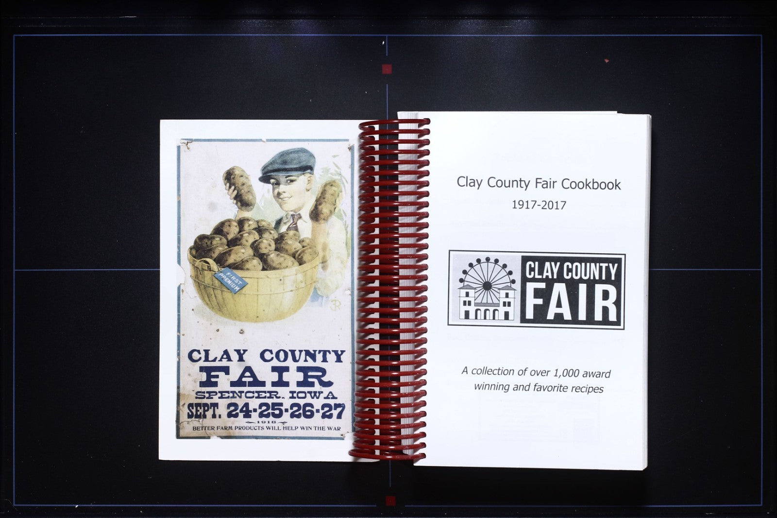 Clay County Fair Blue Ribbon Recipes (2017) Cookbook - Spencer, Iowa