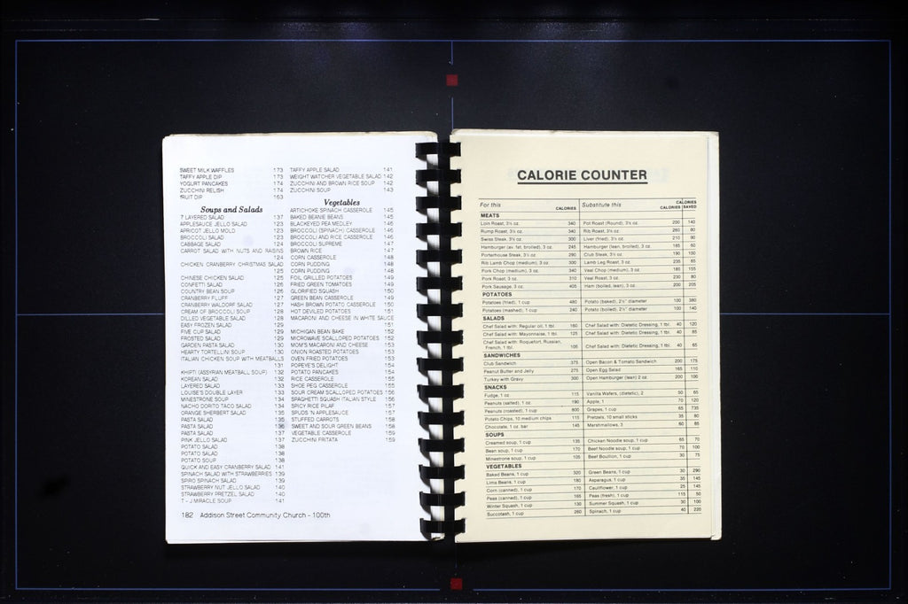 Addison Street Community Church Cookbook (1993) - Chicago, Illinois - Vintage