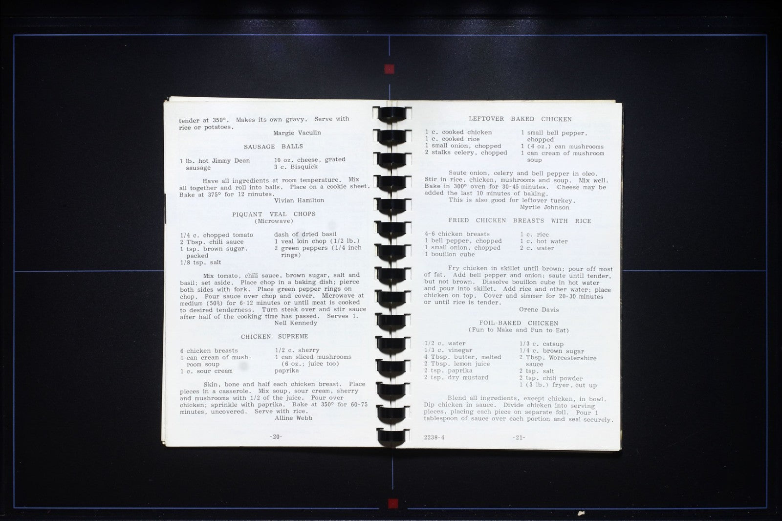 Rebekah Lodge #79 Cookbook  (1984) - Bay City, Texas - IOOF Cookbook Odd Fellows