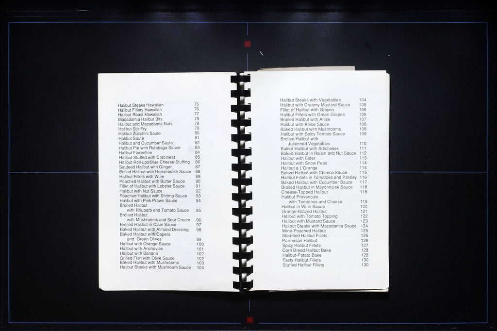 Alaskan Halibut Recipes (1989) - Anchorage, Alaska - Cookbook
