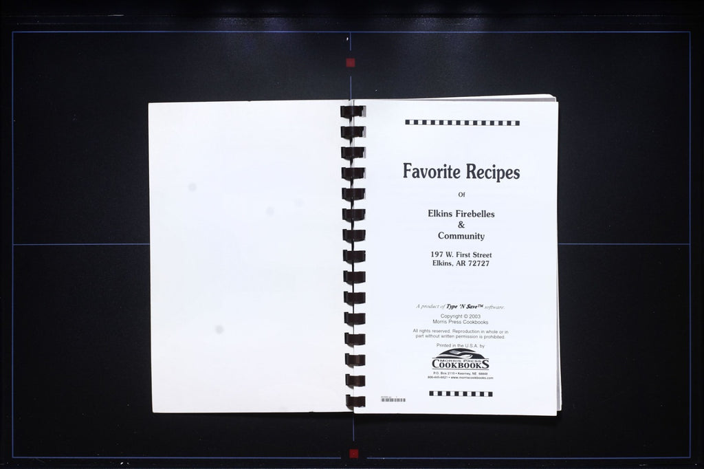 Elkins Firebelles Community Cookbook (2003) - Arkansas - Local Recipes