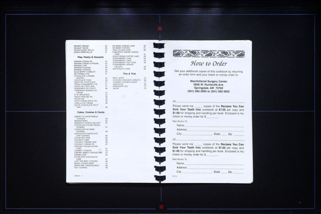 Maxillofacial Surgery Center Cookbook (2000) - Springdale, Arkansas - Recipes