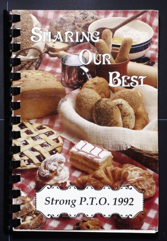 Sharing Our Best - Strong PTO (1992) - Arkansas Recipes, Vintage Cookbook