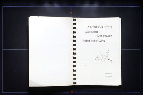 A Little Fur in the Meringue Never Really Hurts the Filling - Cherie - Cookbook