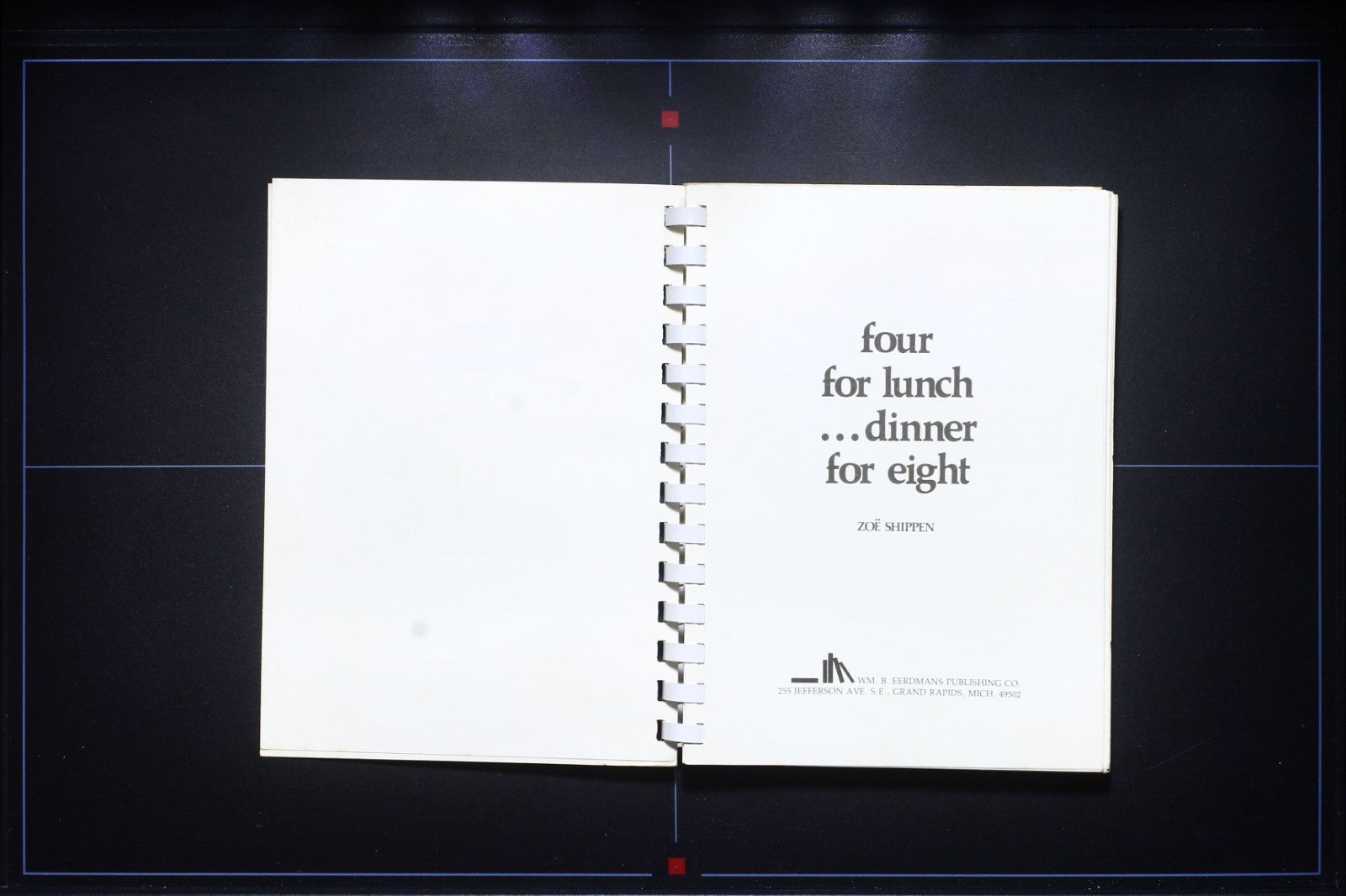 For for Lunch...Dinner for Eight - Zoe Shippen - 1975 Gourmet Cookbook