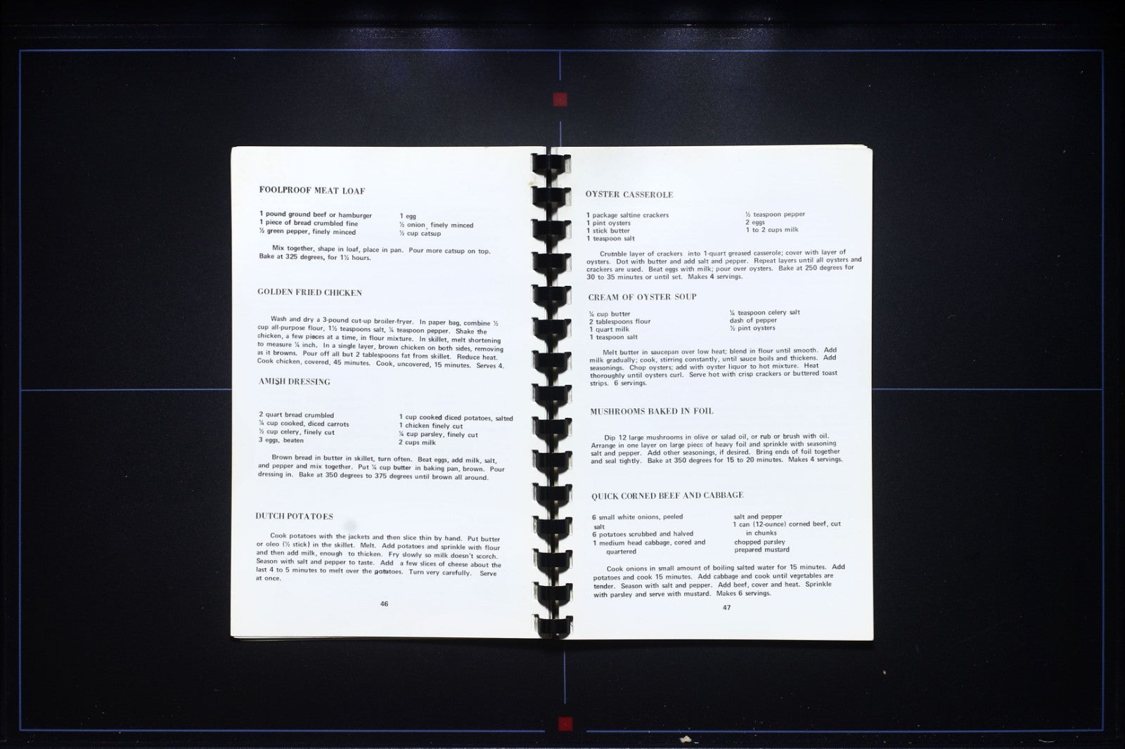 Wonderful Good Cooking from Amish Country Kitchens - Vintage Cookbook