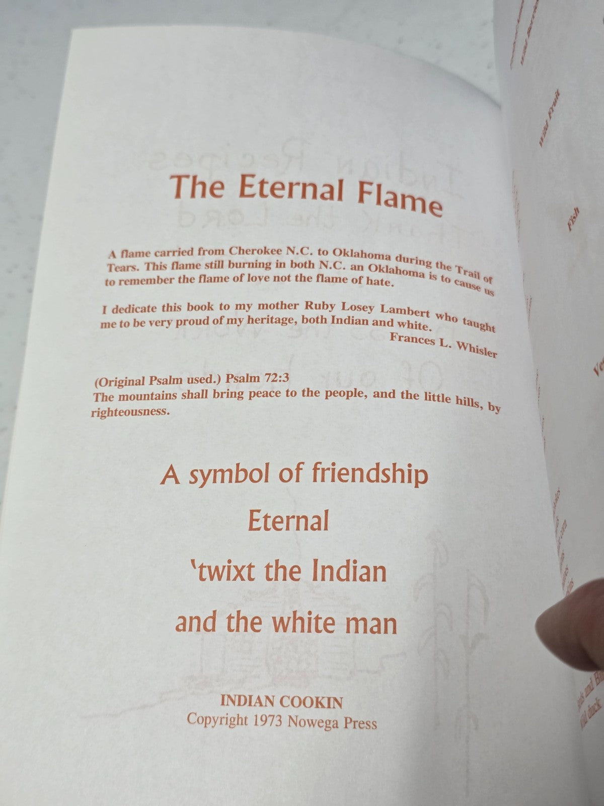 Indian Cookin Authentic Native American Recipe Cookbook 1973 - 61 Pages, PB