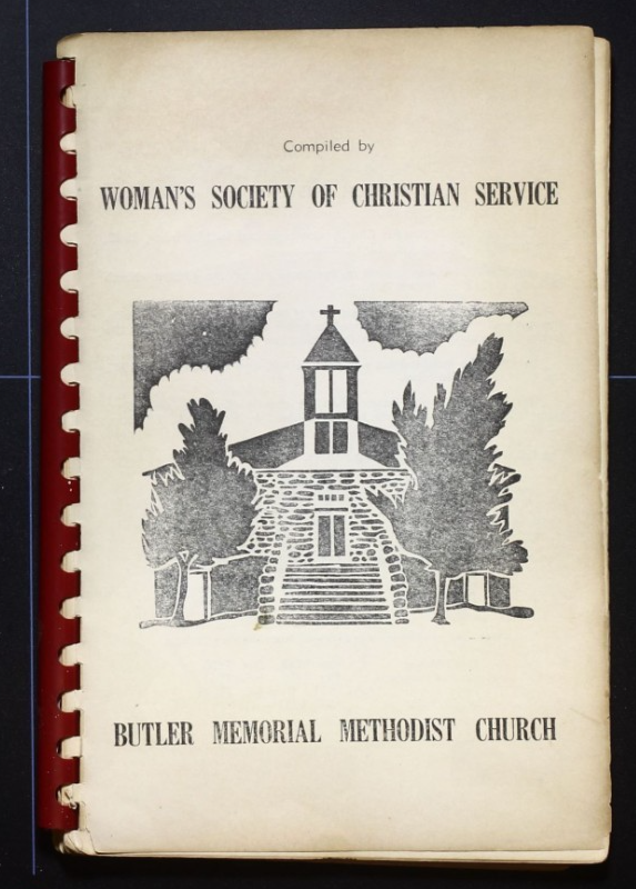 Butler Memorial Methodist Church Cookbook (1951) - Okmulgee, Oklahoma Vintage