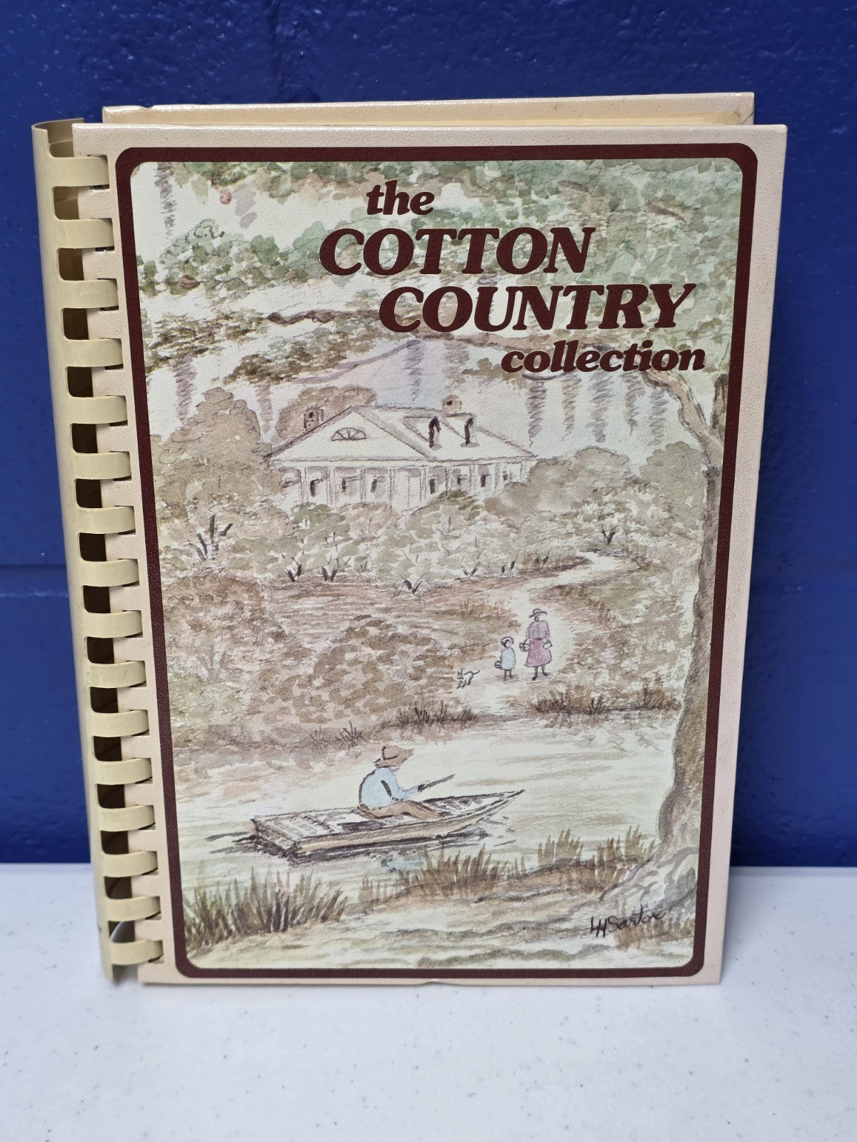 The Cotton Country Collection Cookbook HC 1975 Louisiana Recipes  W4