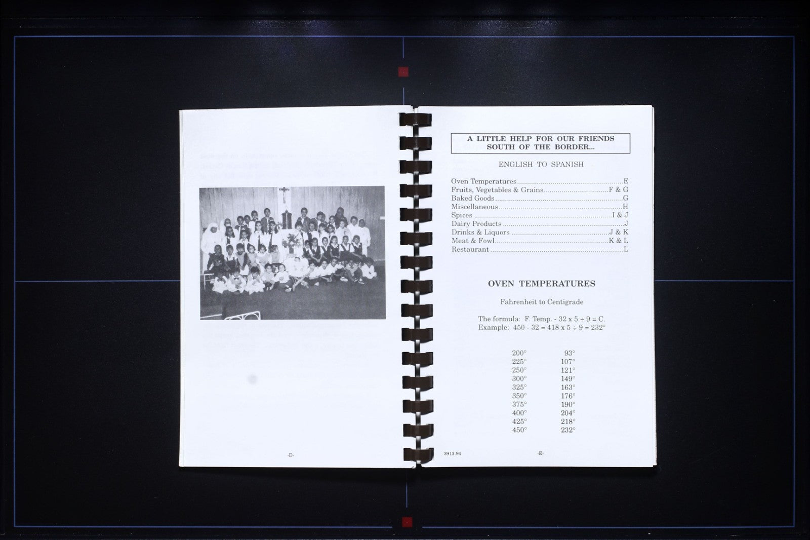 Grandmothers of the Orphans Cookbook - San Carlos Bay, Mexico - Vintage Recipes