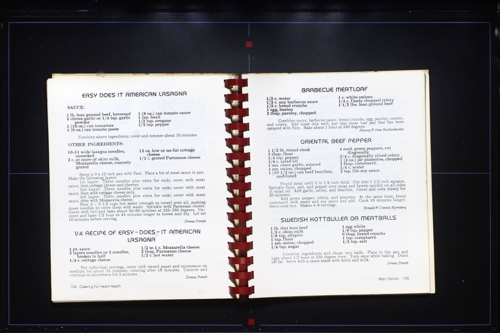 Rochester Coronary Club Cookbook - Minnesota Recipes Vintage