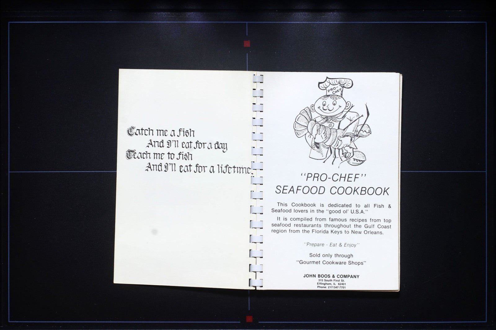 Pro-Chef Selected Sea Food Recipes - Vintage Cookbook