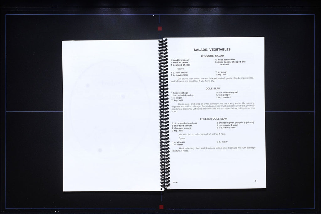 The Miller Families Cookbook - Thin Recipe Book