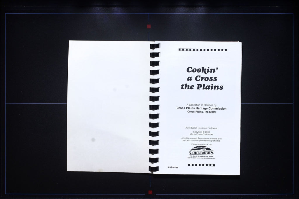 Cookin Across the Plains (2006) - Cross Plains, Tennessee - Community Cookbook