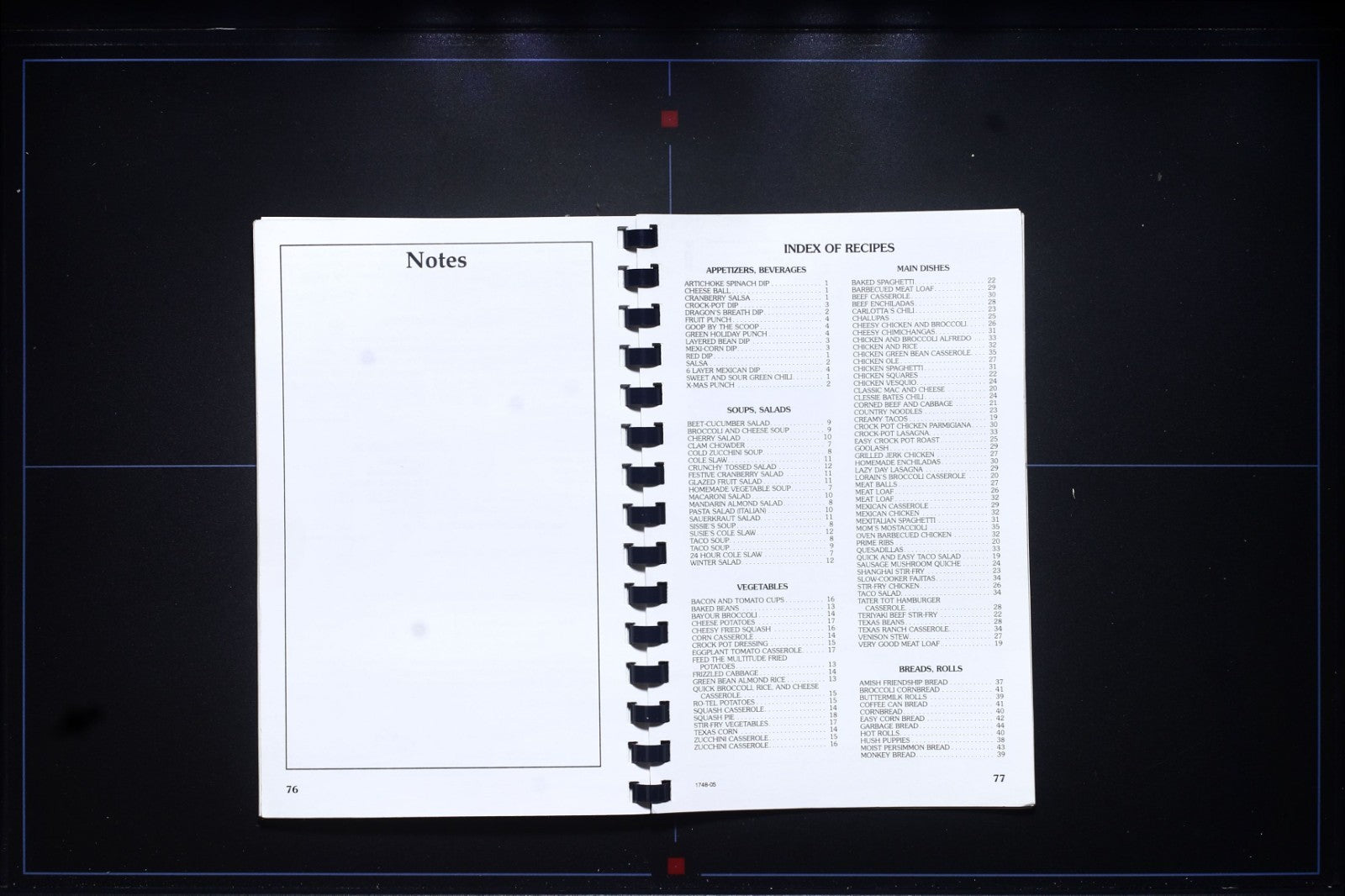 Loafers Glory Community Church Cookbook - Arkansas - Vintage THIN Recipe Book