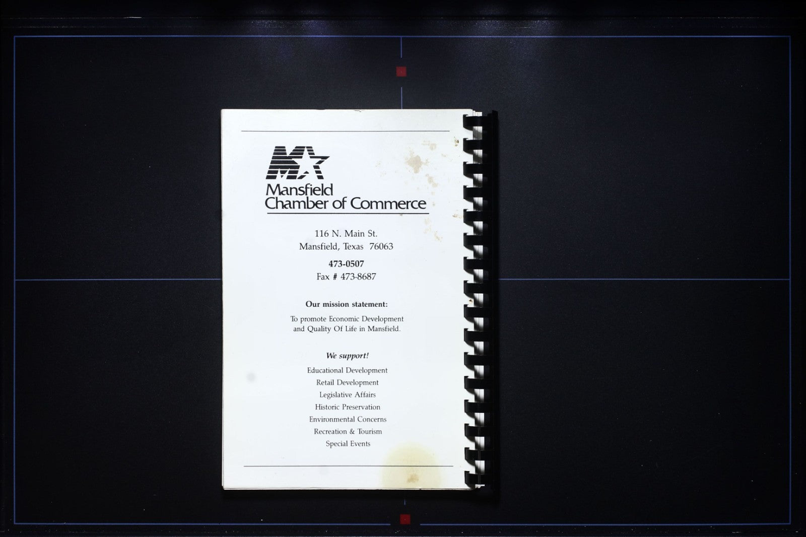 Mansfield Chamber of Commerce (1994) - Texas Recipes - Vintage Cookbook