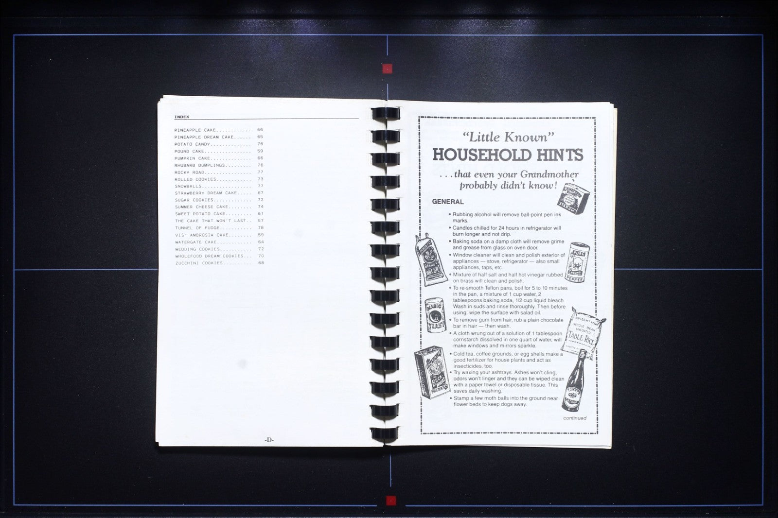McNelly Roots - Vintage Plastic Comb Binding Cookbook