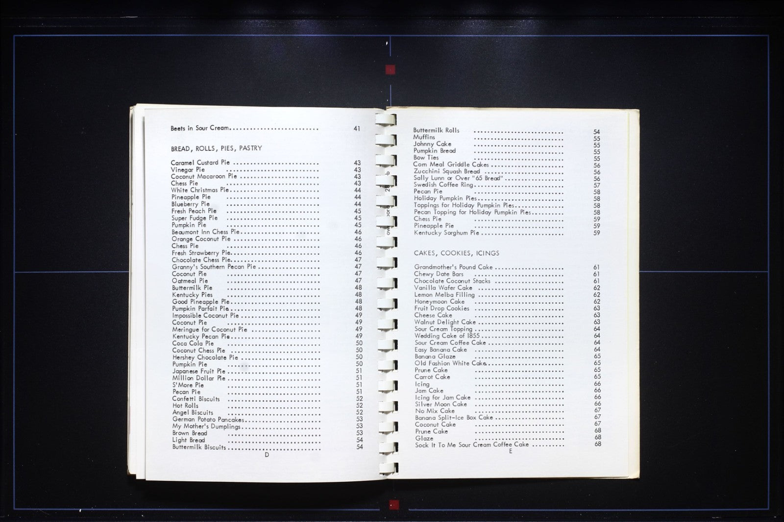 Senior Center Cookbook (1979) - Owensboro Daviess County Kentucky