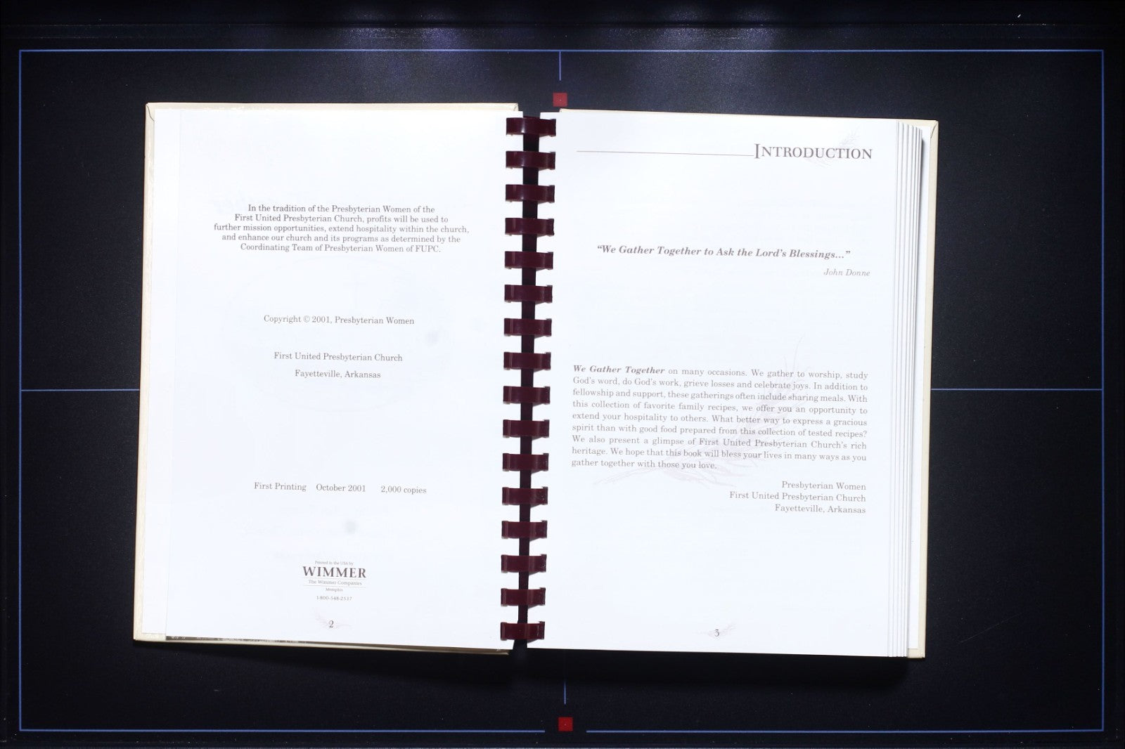 We Gather Together - Presbyterian Church - Fayetteville, Arkansas - Cookbook