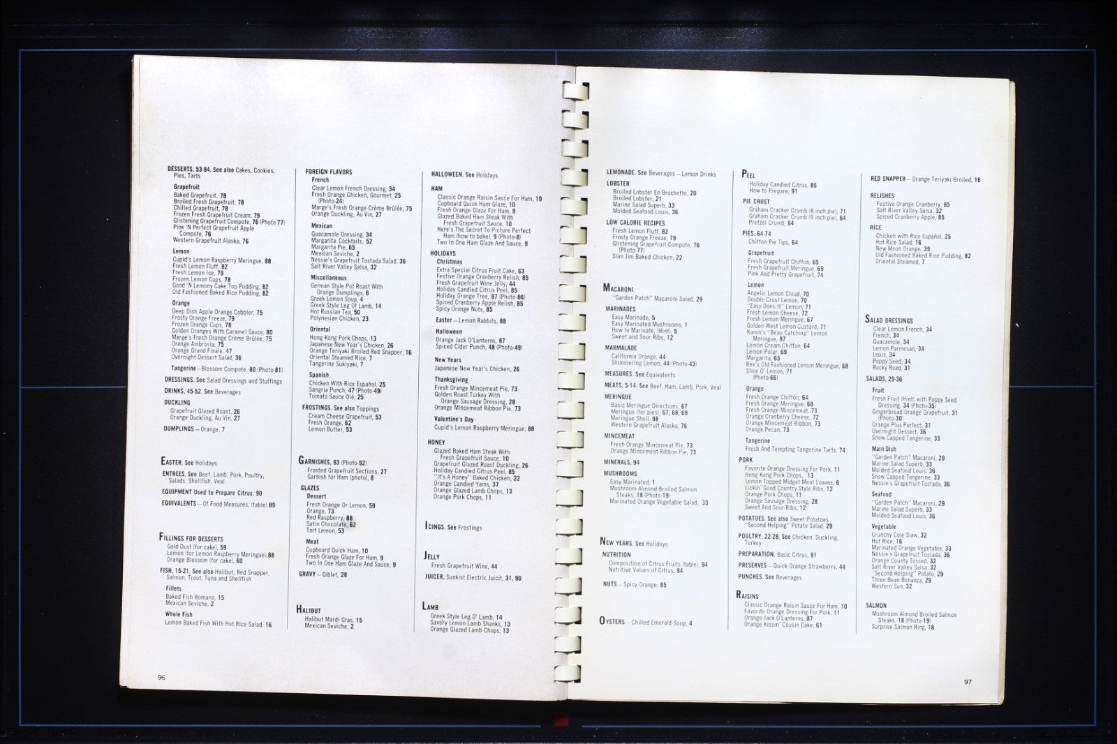 Sunkist Cookbook (1968) - Vintage Citrus Recipes - Softcover Cook Book