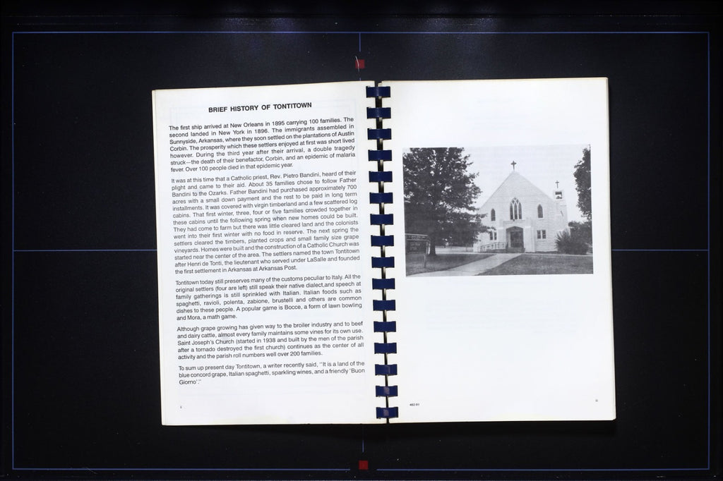 St. Joseph's Church Cookbook (1989) - Tontitown, Arkansas Recipes