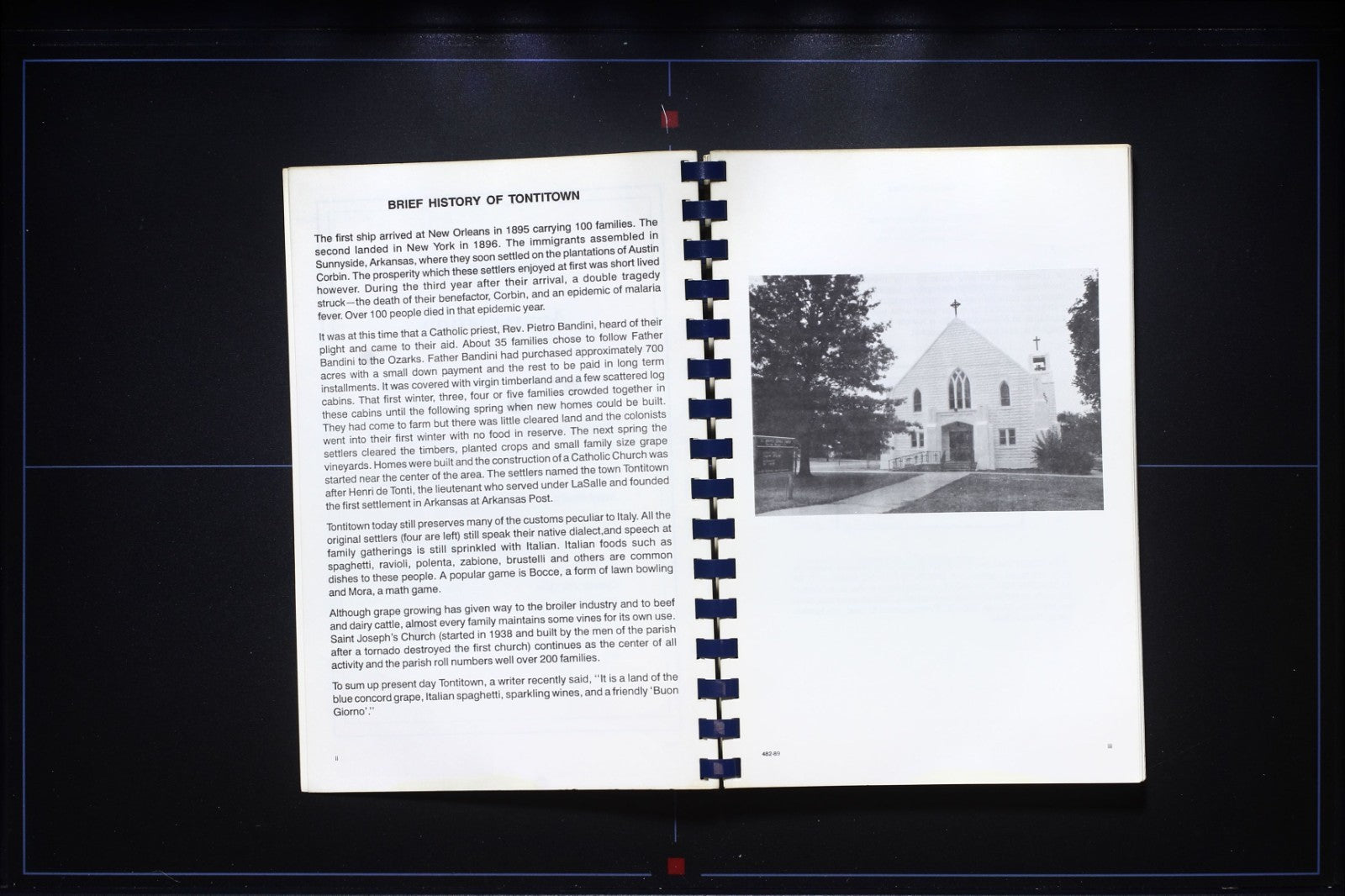 St. Joseph's Church Cookbook (1989) - Tontitown, Arkansas Recipes