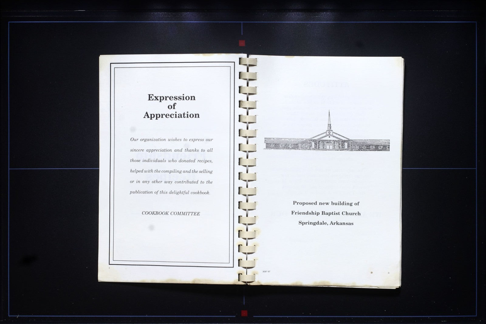 Friendship Baptist Church Cookbook - Springdale, Arkansas