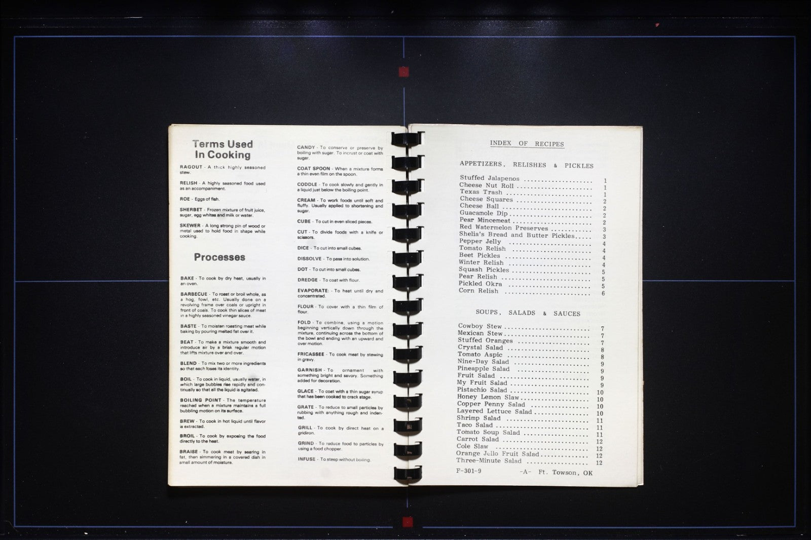 Ft. Towson Baptist Church Cookbook (1979) - Oklahoma Vintage Recipes