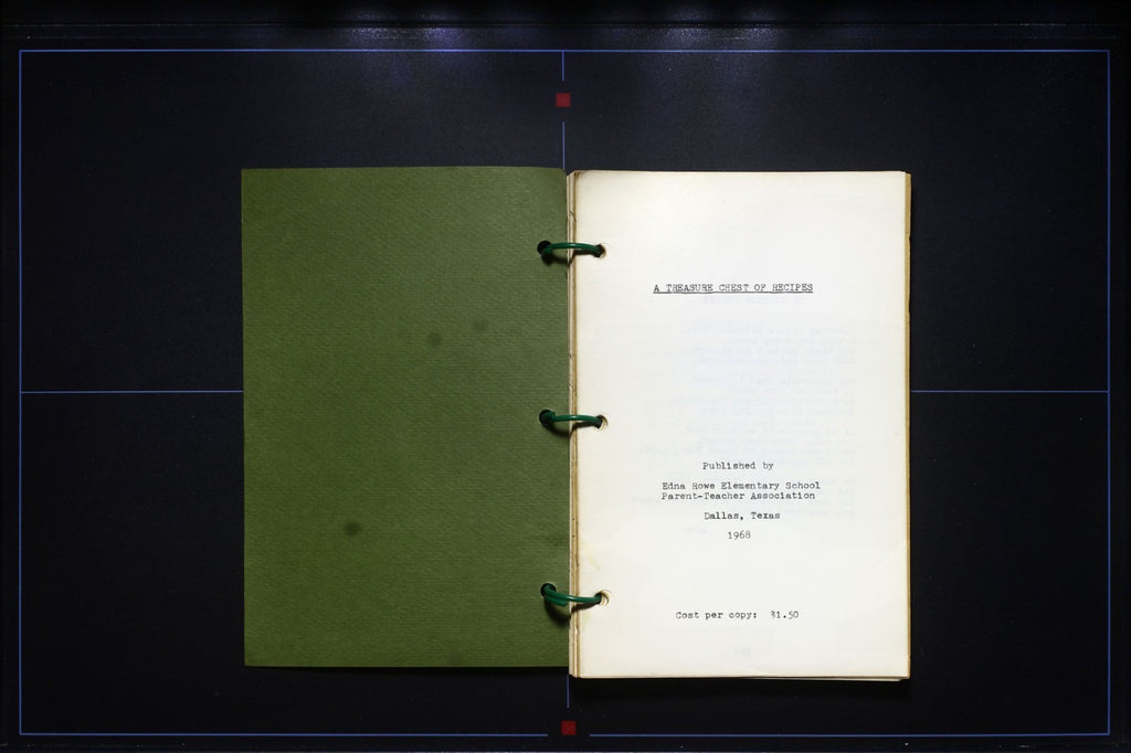Edna Rowe PTA Cookbook (1968) - Dallas, Texas - Vintage Recipes