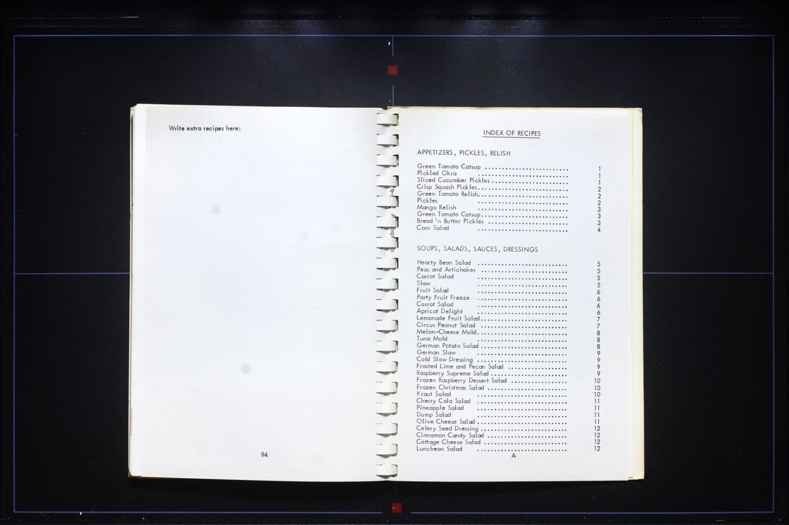 Senior Center Cookbook (1979) - Owensboro Daviess County Kentucky