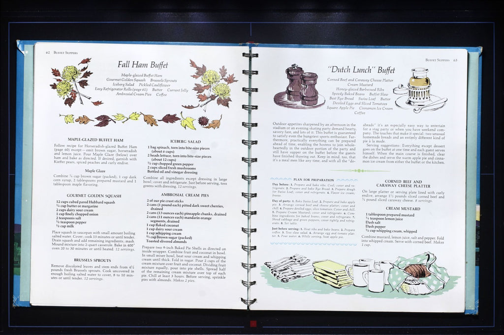 Betty Crocker's Hostess Cookbook (1967) - First Print - Spiral Recipes Book