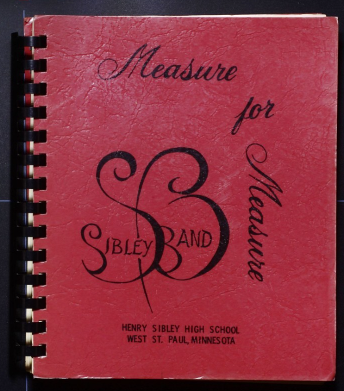 Measure for Measure - Sibley High School - St. Paul, MN - Cookbook (1978)