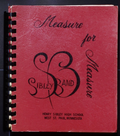 Measure for Measure - Sibley High School - St. Paul, MN - Cookbook (1978)