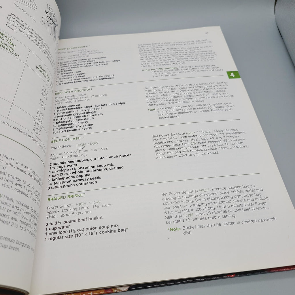 Samsung: The Way to Microwave Cooking (1970s Hardcover Cookbook)