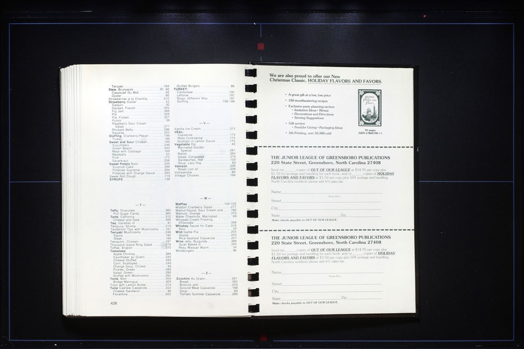 Junior League Cookbook - Greensboro, North Carolina - 