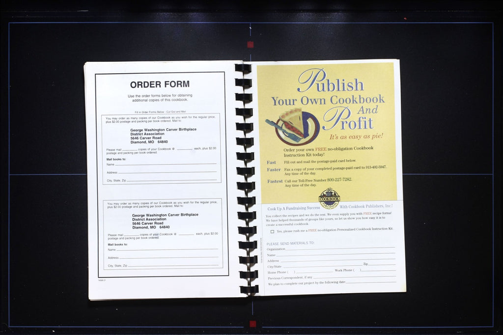 Carver Birthplace District Cookbook (1997) - Diamond, Missouri - Washington