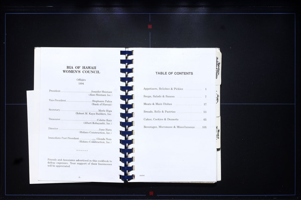 Women's Council Cookbook (1994) - Honolulu, Hawaii - Vintage Recipes