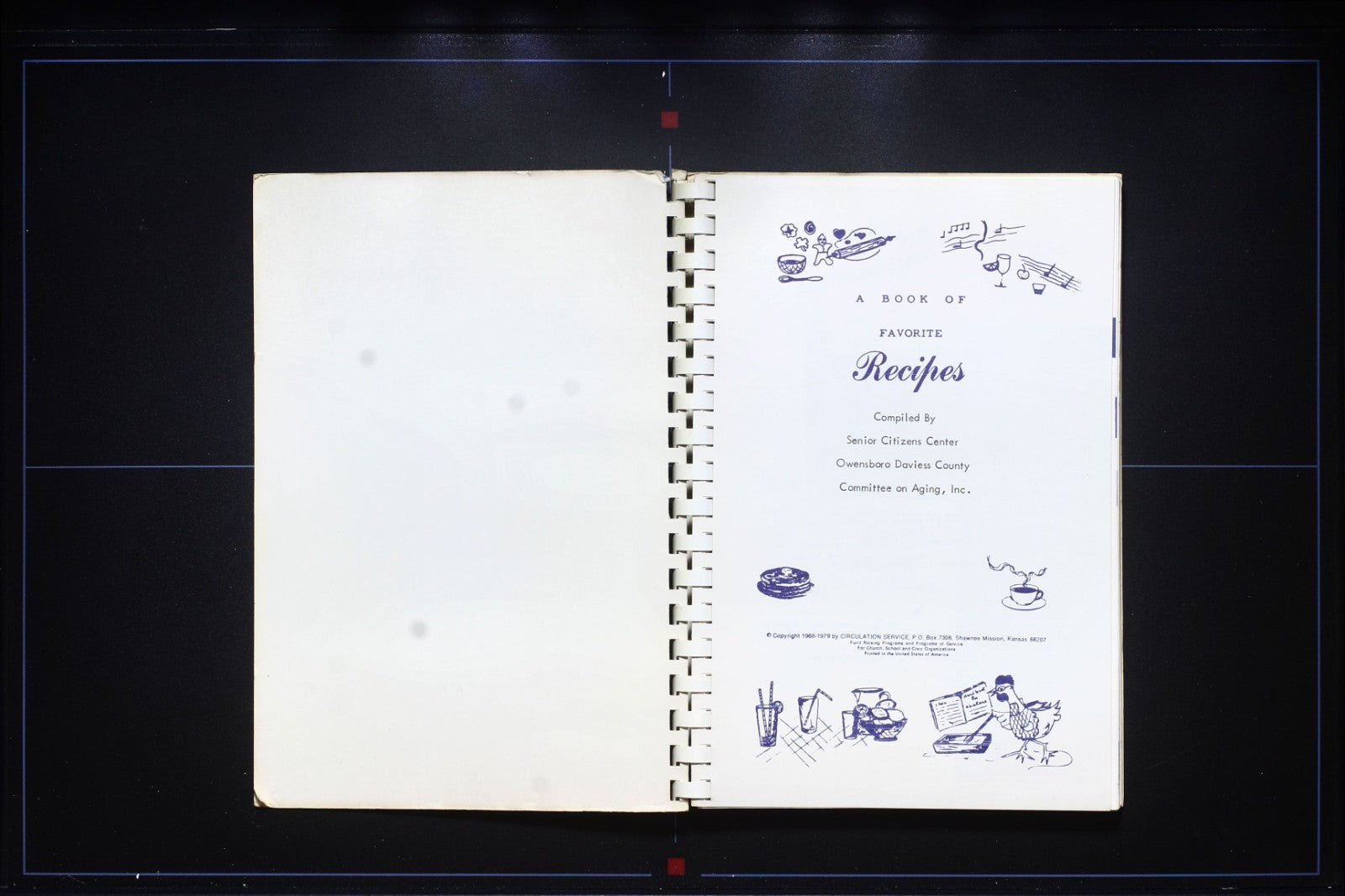 Senior Center Cookbook (1979) - Owensboro Daviess County Kentucky