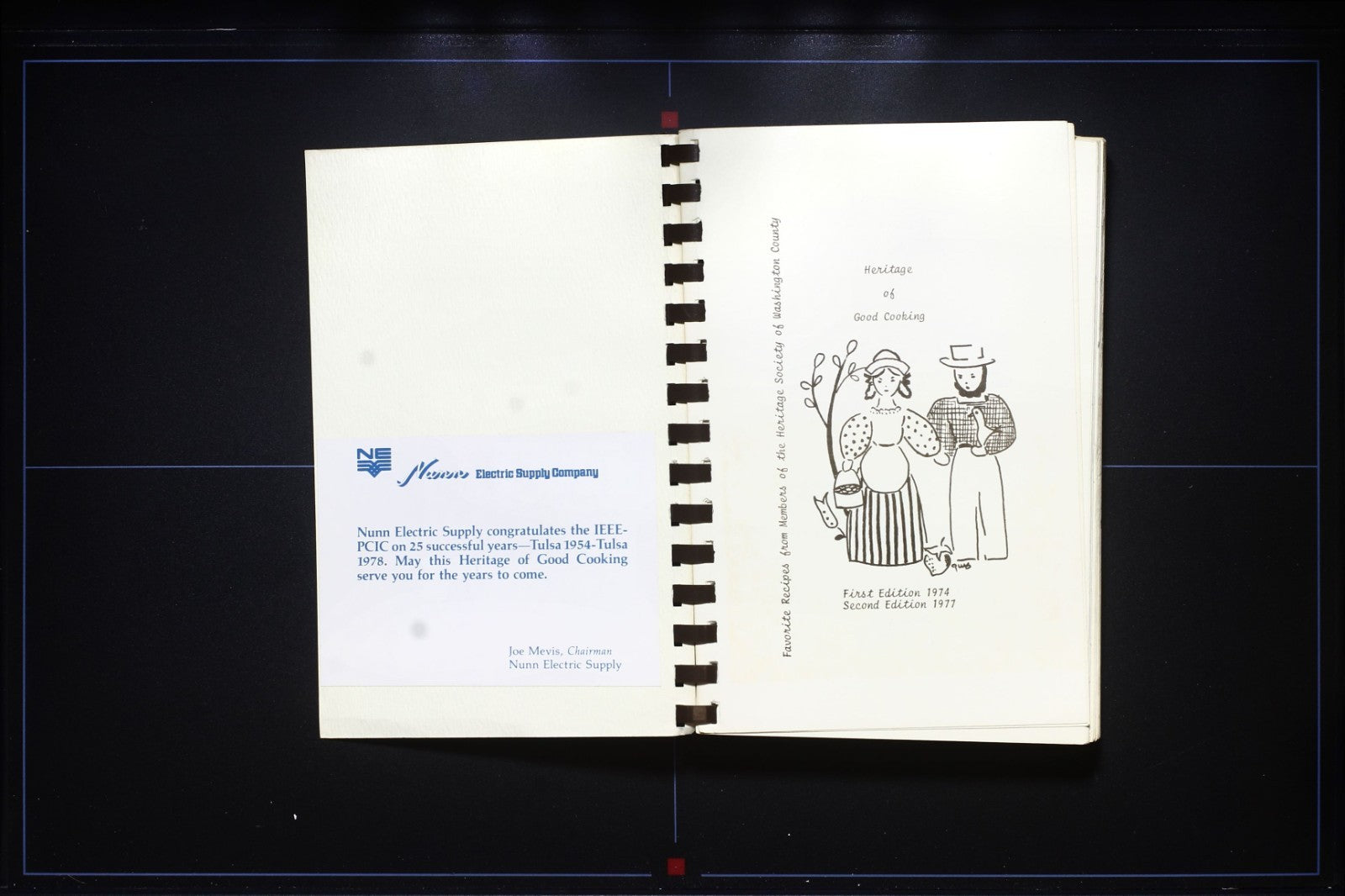 Heritage Society Washington County Cookbook (1977) - Brenham, Texas 