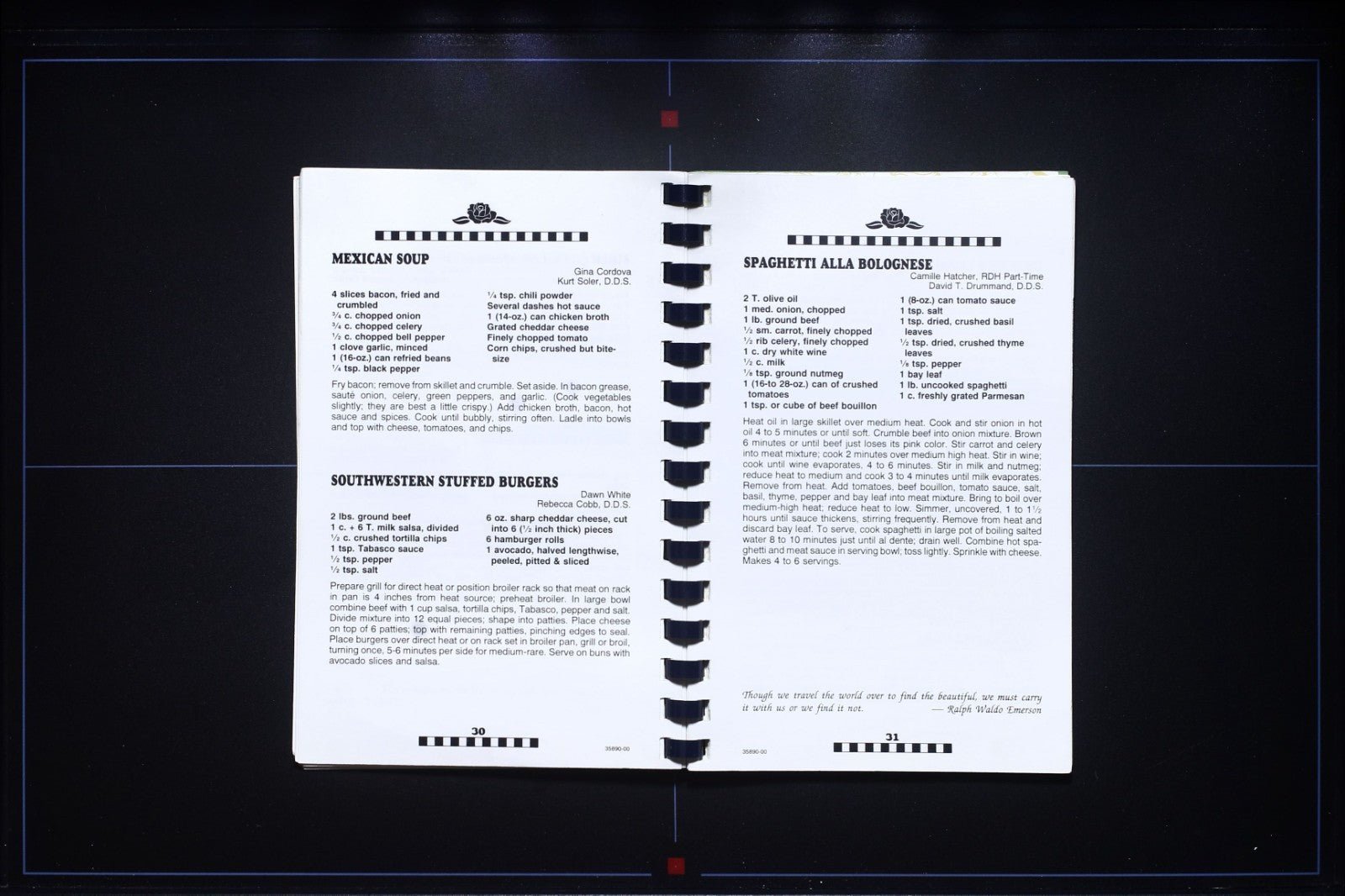 Maxillofacial Surgery Center Cookbook (2000) - Springdale, Arkansas - Recipes