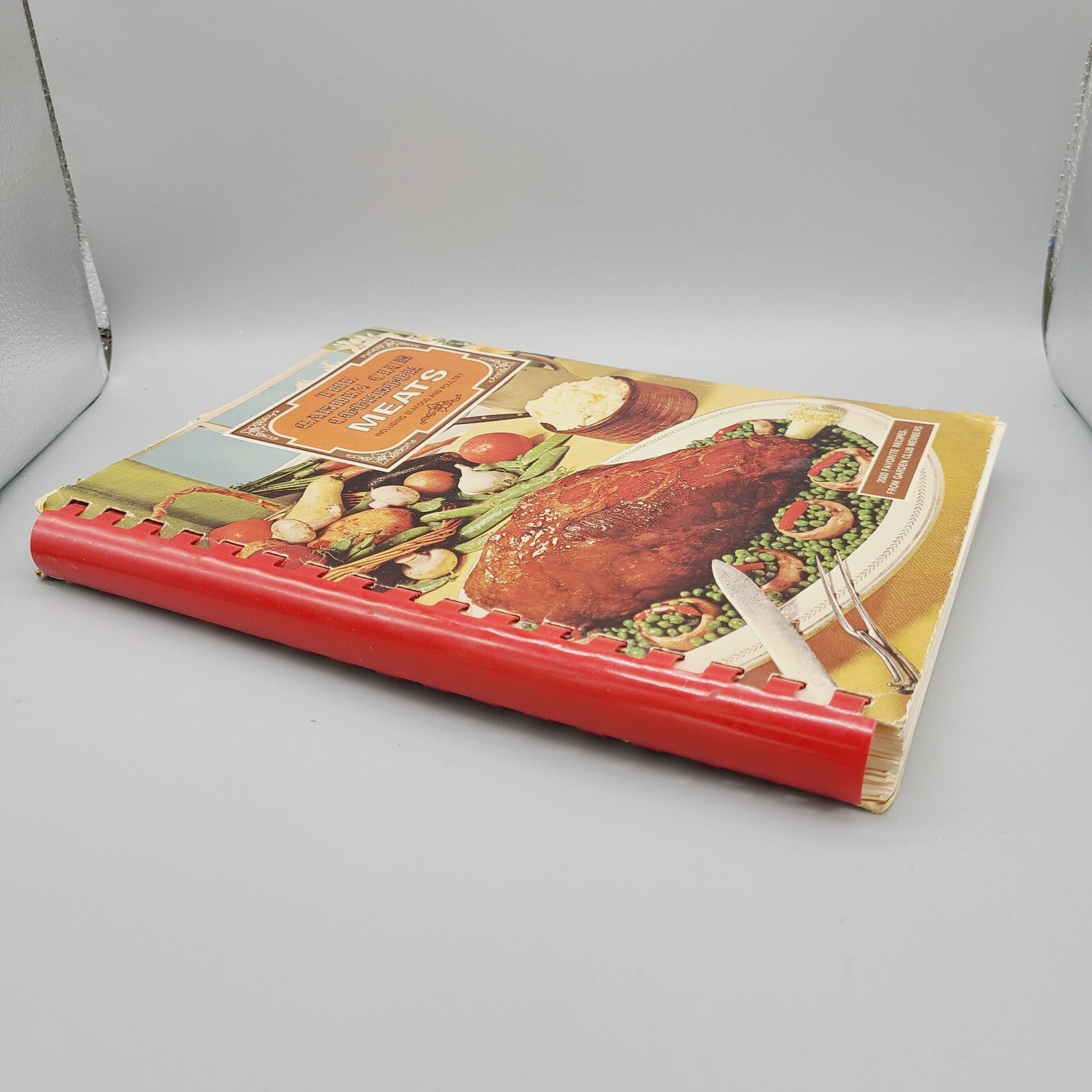 The Garden Club Cookbook Meats (1968) Montgomery Alabama - Vintage Spiral Bound