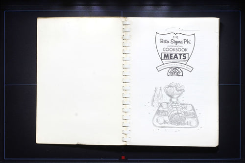 Beta Sigma Phi: Meats Cookbook - (1968) - Vintage Recipes - Greek Association
