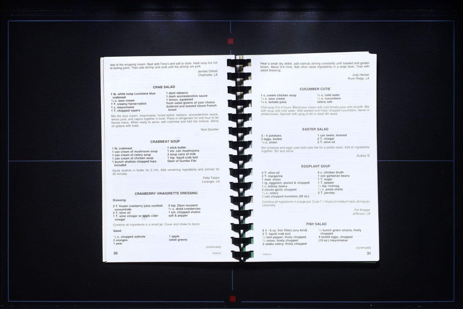 Friends of Adam Cookbook (2003) - Kenner, Louisiana (LA) - Community Recipes