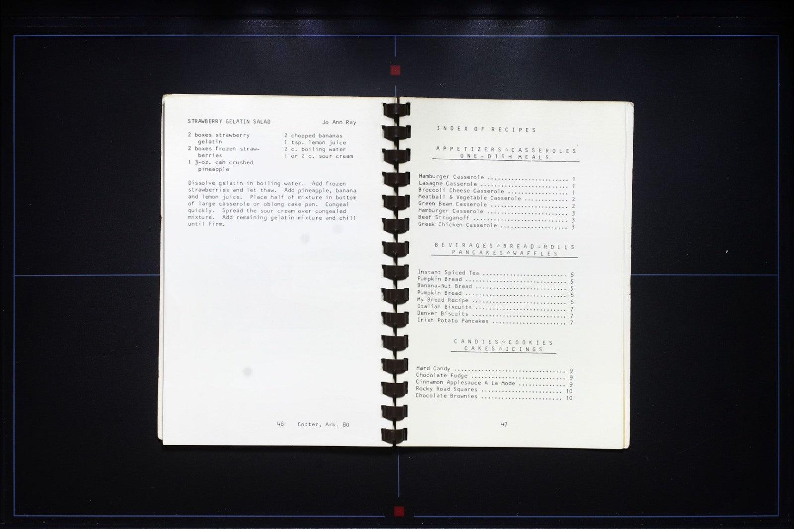 Cotter Assembly of God (Arkansas) - Thin Cookbook (46 Pages)