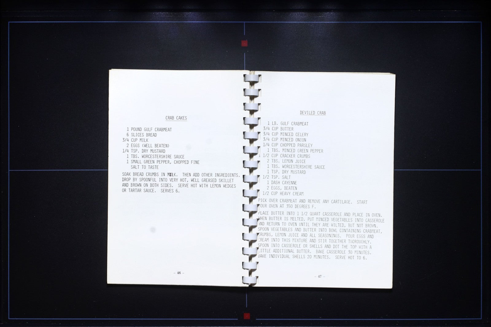 Pro-Chef Selected Sea Food Recipes - Vintage Cookbook