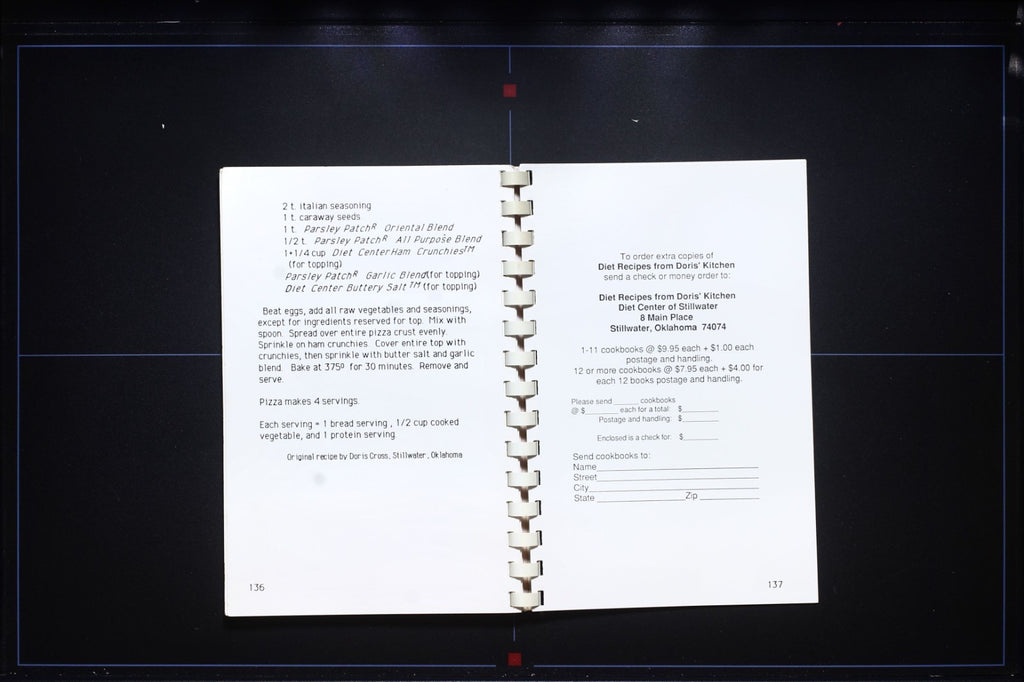 Diet Recipes from Doris' Kitchen Cookbook (1986) - Stillwater, Oklahoma
