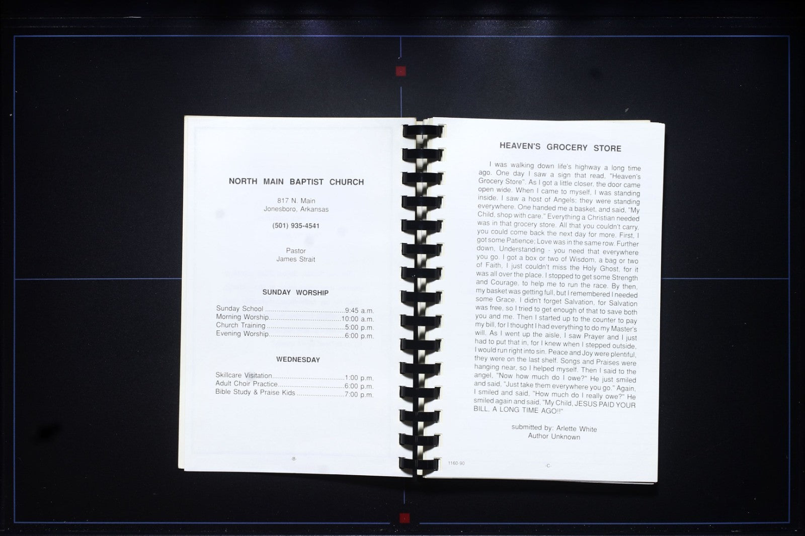 North Main Baptist Church Cookbook - Jonesboro, Arkansas - Vintage Recipes